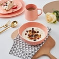 thumbnail image 4 of Stone + Lain Delilah Porcelain Collection Dish Set, 6 Bowls (6-inch) Service for 6, Peach, 4 of 6