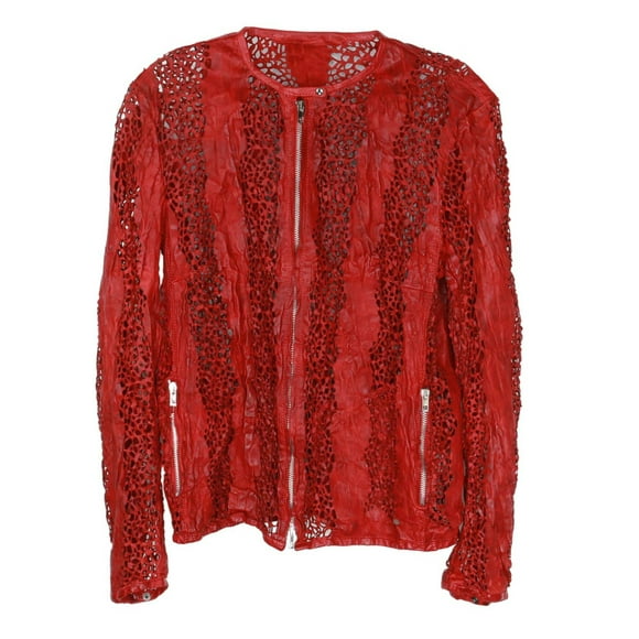 Salvatore Santoro Women's Red Clia Jacket - 4