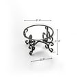 thumbnail image 5 of Tcbosik 3-Piece Glass Living Room Table Set - Coffee Table & Side Table with Metal Frame - Round Table Set for Home Office Bedroom - Black, 5 of 10