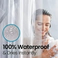 thumbnail image 5 of Bathroom Shower Curtain Liner - Waterproof Plastic Curtain..., 5 of 18