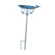 thumbnail image 4 of Comedero para pájaros al aire libre, baño para pájaros, arte de hierro, adorno decorativo resistente a la intemperie para jardín Azul, 4 of 9