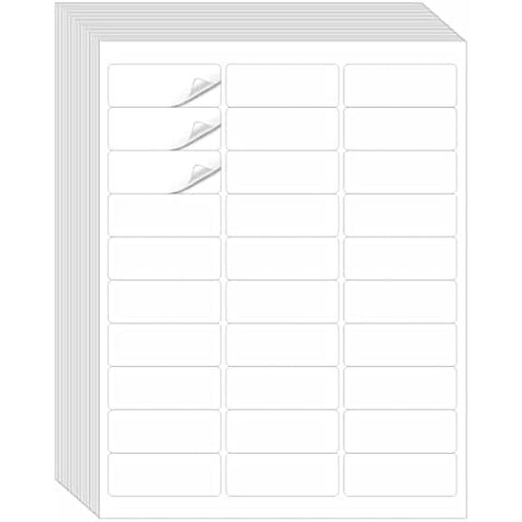 Address Labels, Premium 1" x 2-5/8" Mailing Labels for Envelopes, 900 Address Label Sticker Paper for Laser/Ink Jet Printer, White Blank Printable Sticker Labels 30 Per Sheet 8.5"×11"