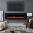 thumbnail image 2 of Real Flame Corretto 72" Wall-Mount Electric Fireplace, 2 of 12