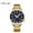 GoldShellBlueFaceSteelStrip, variant on Men's Quartz Watch Waterproof Wristwatches 816095048164