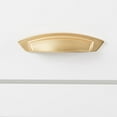 thumbnail image 4 of Hickory Hardware Hh74642 Velocity 3-3/4" Center To Center Modern Arch Cabinet Cup Handle /, 4 of 7