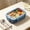 Multicolor_Hot#1769, variant on Bento Box Lunch Box with 3 Compartments, Reusable Snack Container and Plastic Utensils, 720ml, Multicolor, 1 Piece