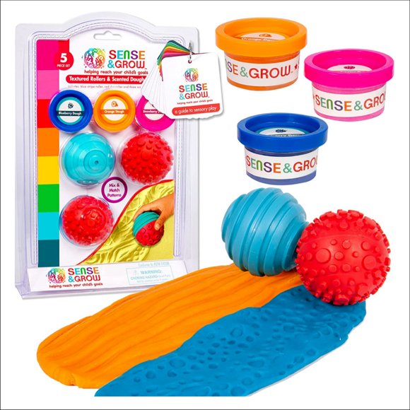 Be Amazing Toys - Sense and Grow - Textured Rollers and Scented Dough