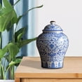 thumbnail image 5 of Chinese Ceramic Ginger Jar Asian Decor Traditional Multi Purpose Style D, 5 of 6