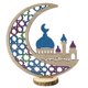 thumbnail image 1 of Decoración Eid de madera, adorno de carpas huecas de madera para el Festival musulmán islámico, fiesta de Ramadán Mubarak, 1 of 8