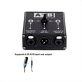 thumbnail image 5 of Selector Manual de Fuente de Audio Balanceada XLR Pasiva de 2 Entradas y 1 Salida o 1 Entrada y 2 Salidas para Micrófono y Mezclador de Tarjeta de Sonido., 5 of 5