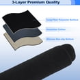 thumbnail image 6 of Dashboard Cover for Honda Civic 2022 2023 2024 2025 2026 Interior Polyester Dash Cover Mat Pad Carpet Non-Slip Dashboard Protector Sunshine UV & Heat Resistant Black, 6 of 7