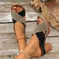 thumbnail image 5 of Dakaela Chunky Heel Sandals for Women 2026 Summer Dressy Slip on Slides Open Toe Arch Support Orthopedic Bridal Party Wedding Shoes Size 6-10 Grey, 5 of 9