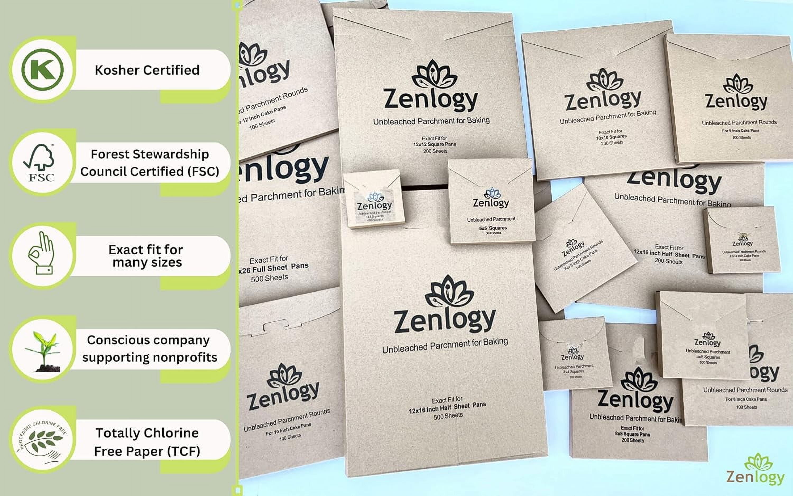 18x26 (500 Sheets) Large Unbleached Parchment Paper Liners