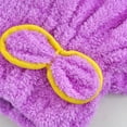 thumbnail image 5 of Women's Super Absorbent Microfiber Dry Hair Cap with Bow, Quick-Drying Hair Towel, 5 of 5