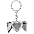 thumbnail image 1 of Elíptica repetitiva Llavero de alas de ángel en forma de corazón, 1 of 3