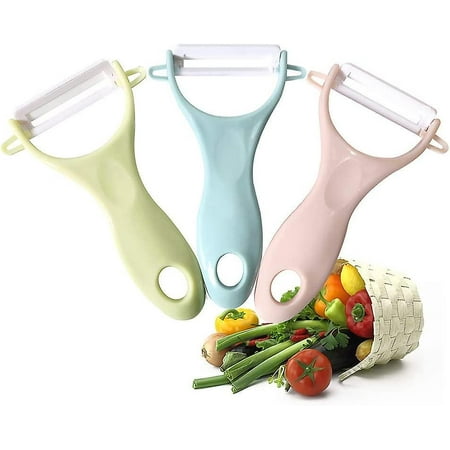 

Vegetables Peeler Advanced Ceramic Peeler - Rust Prevention best Cutting Fruits Potato Peeler & Y Peeler Ceramic Carry And Store Suitable For Home