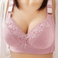 thumbnail image 2 of Gibobby Women's Cosnufy Sheer Balconette Bra Demi Unlined Plunge Mesh See Through Sexy Bras Underwire[Pink,XL], 2 of 4