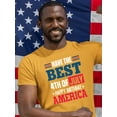 thumbnail image 2 of The Best 4Th Of July T-Shirt Men -Image by Shutterstock, Male 3X-Large, 2 of 4