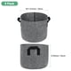 thumbnail image 3 of Uxcell 5 Paquete de Bolsas de Cultivo para Plantas de 5 Galones, Macetas de Tela Gruesa de 300G con Asas, Macetas de Jardín para Plantas, Color Gris, 3 of 7
