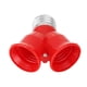 thumbnail image 5 of Lámpara 20 piezas E27 a 2E27 PortaAdaptador convertidor Base de bombilla (rosa), 5 of 6