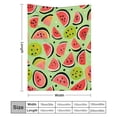 thumbnail image 3 of FCXZI Lightweight Watermelon Dots Flannel Blanket - Soft, Warm, Multi-Purpose 30*40in, 3 of 7