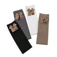 thumbnail image 6 of Godderr 3-13Y Girls Kids Sweet Socks 2 Pairs Fall Princess Knee High Socks Toddler Bow-Tie Knee-High Socks Soft Solid over Calf Stockings Autumn Spring Thigh High Socks, 6 of 9