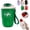 Green, variant on Coffee Vacuum Flask, Temperature Display, 12oz Portable Coffee Cup with Lid & Handle, Stainless Steel Insulated Water Bottle, Travel Coffee Mug for Hot and Cold Drinks (Black)