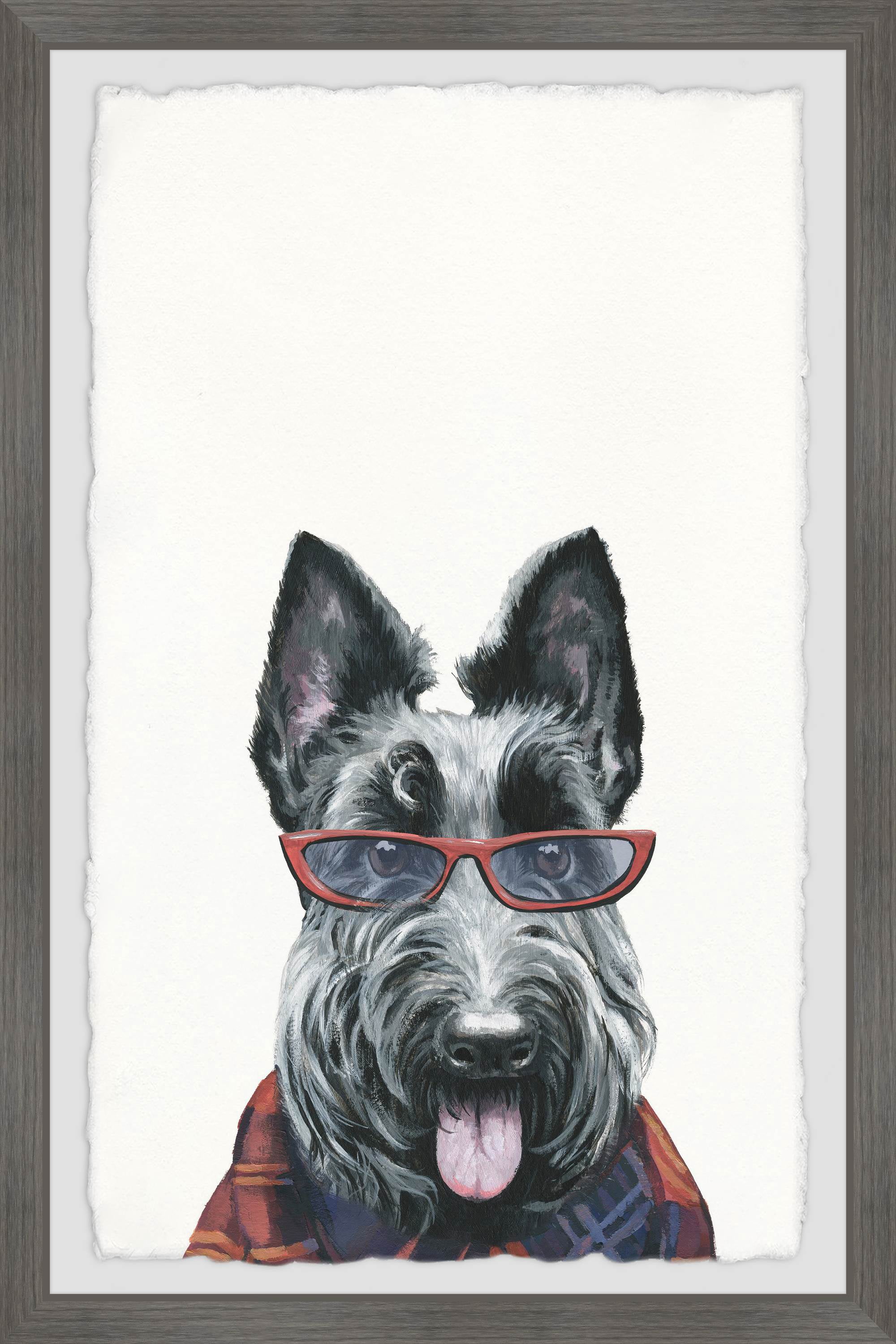 Marmont Hill "Jaunty Style" Framed Painting Art Print, 8.00" x 1.50"