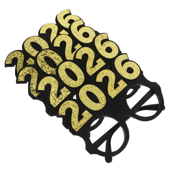 UPOUART 2026 Sequin Photo Glasses 4 Pack Lightweight Portable Party Accessories for Celebrations and Events