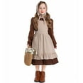thumbnail image 3 of Kiijoy Girls Vintage Rural Farm Dress Halloween Stage Performance Outfit Sets, 3 of 8