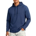 thumbnail image 2 of Mfakffe Mens Quick Dry Hoodies Long Sleeve Workout Athletic Gym Hooded Shirts, 2 of 4