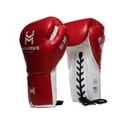Hit N Move Boxing Gloves - All Day Pro Agility 16oz All White - Lace Up