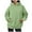 11-Green509, variant on SONXAHE Drop-Shoulder Hoodie for Women Soft Weekend Errands City Stroll Hooded Sweatshirt