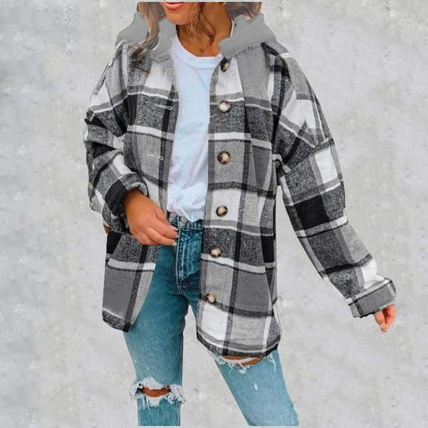 Puntoco-abrigo de mujer a la moda, tops de manga larga con estampado, blusa con capucha, sudadera con bolsillos, abrigo, liquidación de Navidad Puntoco Puntoco-1315