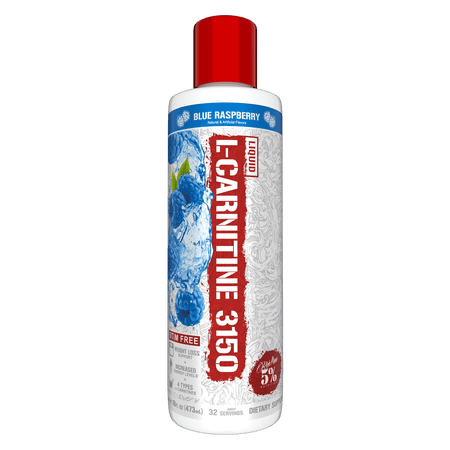 5% Nutrition Rich Piana Liquid L-Carnitine 3150 4 Source Blend with GBB (Blue Raspberry)