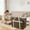Brown, variant on Heavy Duty Moving Boxes Storage Bag, Extra Thick Large Capacity Waterproof Storage Bag with Reinforced Handles for Quilts, Clothes, Blankets, Seasonal Moving Storage