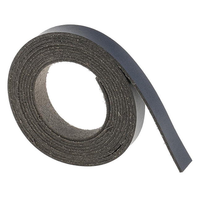 1 rollo de tiras de cuero de 15 mm para manualidades, para bolsos, cinturones, pantalones, artículos de marroquinería.