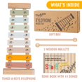 thumbnail image 4 of Juguete colorido de madera con 8 notas en forma de C de Xylophone Stoie, 4 of 8