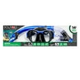 thumbnail image 4 of Aqua Leisure Dolfino Adult Gemini Recreational Swim Mask & Snorkel Set - Blue / Black, 4 of 5