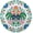 48in-table-A71, variant on 48"X 48" Polish Flower and Rooster, Elastic Fitted Edged Round Tablecloth Waterproof Anti-Shrink Soft Polyester Table Cloth Washable Table Cover for Banquet Home Indoor or Outdoor