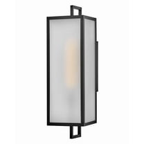 82075BK-Lark-Halden - 12W 1 LED Outdoor Large Wall Mount Lantern-24 Inch Tall and 7 Inch Wide