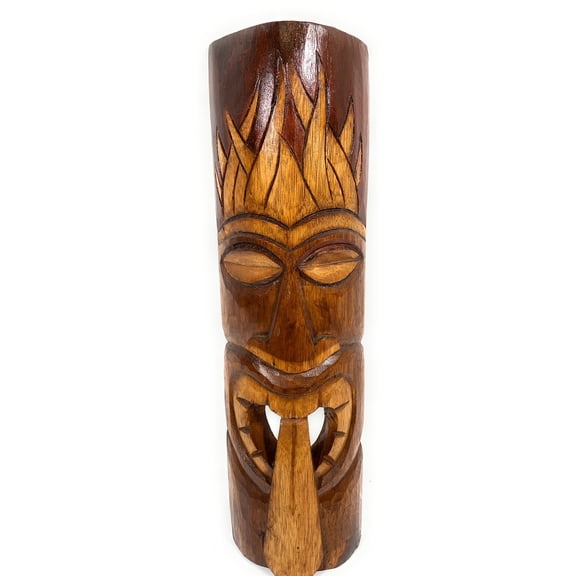 Love on Fire Tiki Mask 20" - Love Tiki hand Carved | #bag1506550