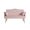 Pink, variant on Modern 2 Seater Velvet Sofa, Button Tufted Small Couch Loveseat with Nailhead Trim and Pillows for Living Room Bedroom Apartment