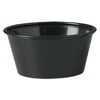 Solo Cup Company Black 3.25 oz. Plastic Souffle Portion Cups, 2500 count