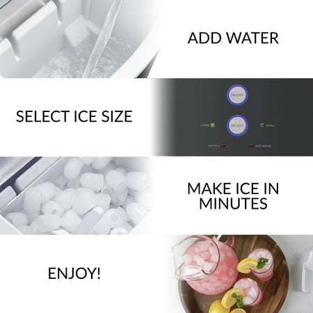 Igloo - 33-Pound Automatic Portable Countertop Ice Maker Machine