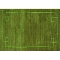 thumbnail image 1 of Ahgly Company Indoor Rectangle Abstract Green Modern Area Rugs, 5' x 7', 1 of 4