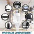 thumbnail image 4 of Ethernet Cable 50m, Cat6 Extra Long Flat Internet Cable 50 Meter, High Speed Network Cable White, Rj, 4 of 5
