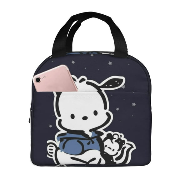 Sanrio Pochacco Lunch Bag Tote Bag Insulated Lunch Box Picnic Beach Fishing Work