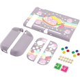 thumbnail image 2 of Back Cover for Nintendo Switch Console, NS Joycon Handheld Controller Protector Hard Shell, Dockable, 2 of 5