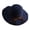 Navy, variant on Solid Color Bow Sun Hat, Woven Wide Brim Cap, Beach Leisure Headwear, Women Fresh Breathable Adjustable Hat for Outdoor Vacation Travel Summer Sun Protection Fashion Casual Head Cap,Navy